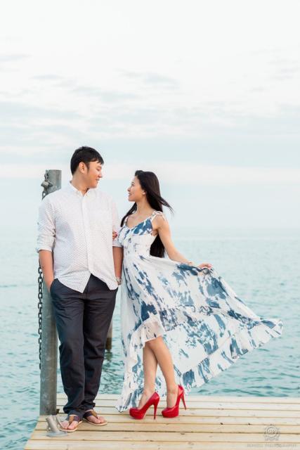 Pré-wedding: na praia