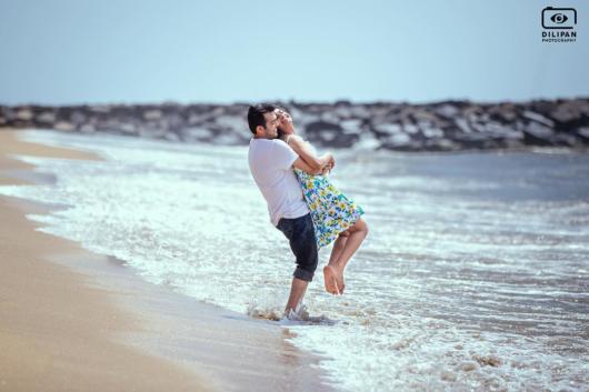 Pré-wedding: na praia