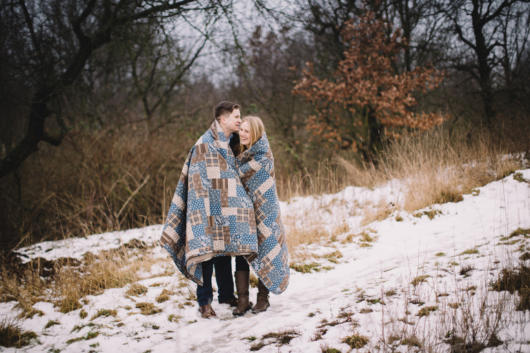 Pré-wedding: no inverno