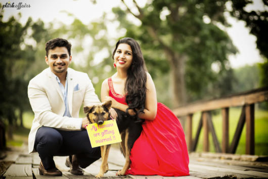 Pré-wedding com cachorro