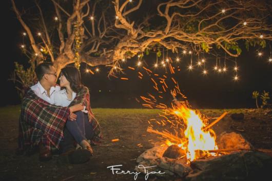 Pré-wedding: no campo