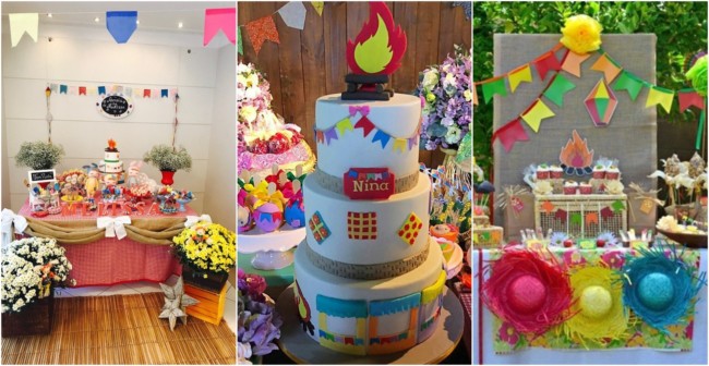 chá de bebê junino