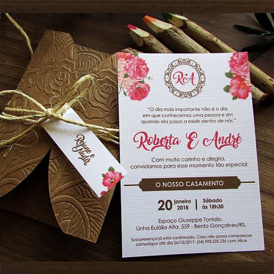 convites para casamento ao ar livre