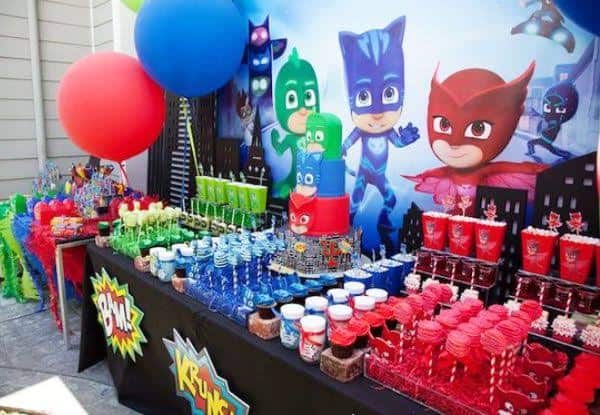 dica de festa pj masks luxo
