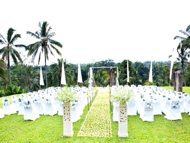 dicas de festa de casamento ao ar livre