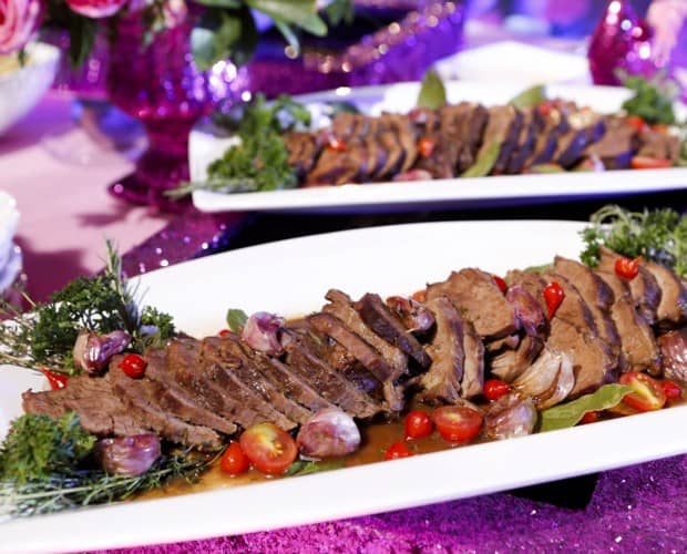 jantar na festa de debutantes