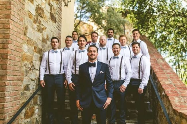 padrinhos em casamento ao ar livre