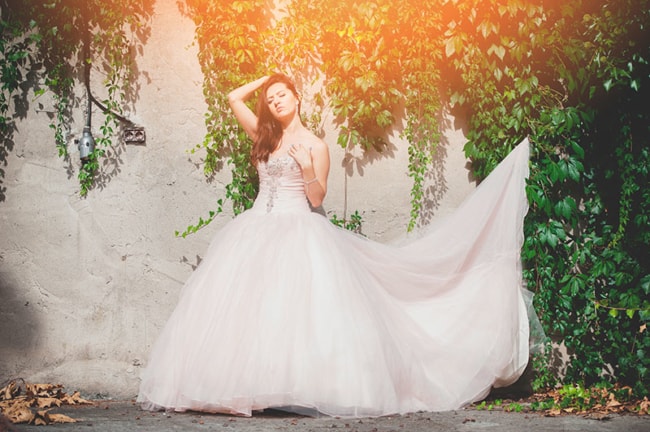 vestido longo de debutante