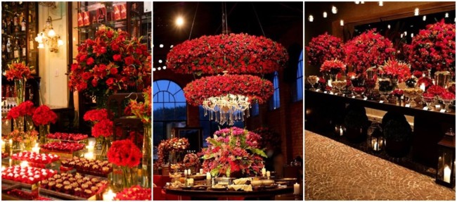 como fazer casamento vermelho