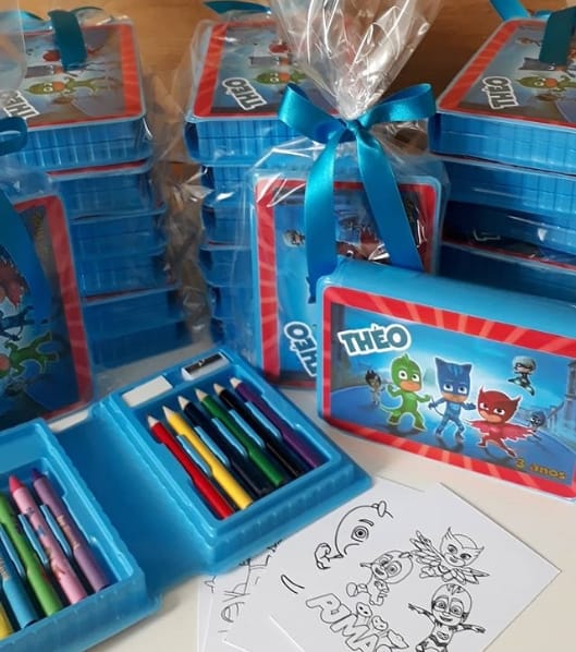 estojo de lápis personalizado para festa infantil