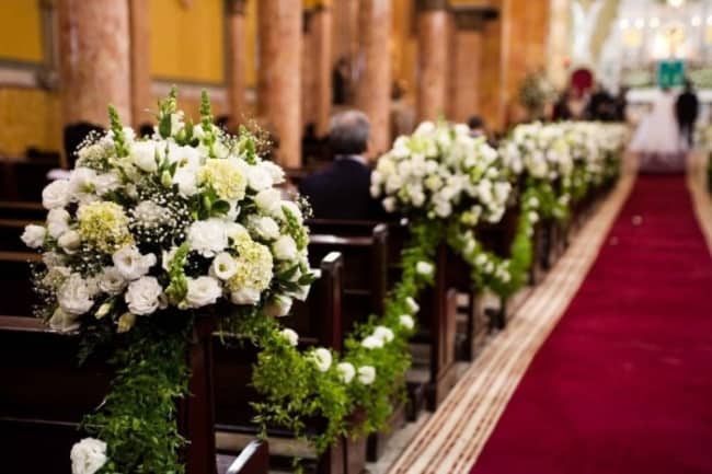 Casamento com tapete vermelho