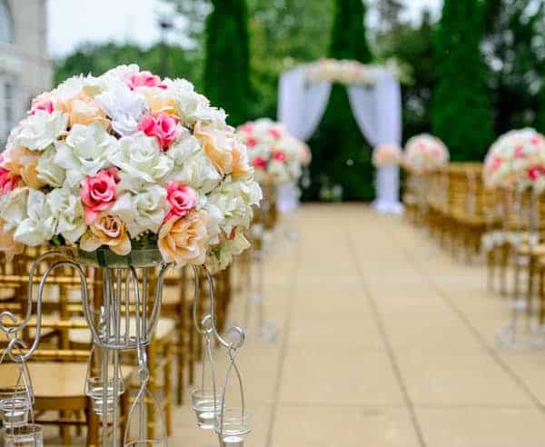 decor de casamento perfeito simples