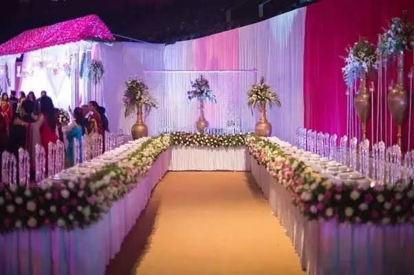 decoração de festa de casamento