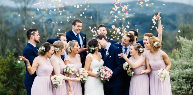 foto de casamento no campo
