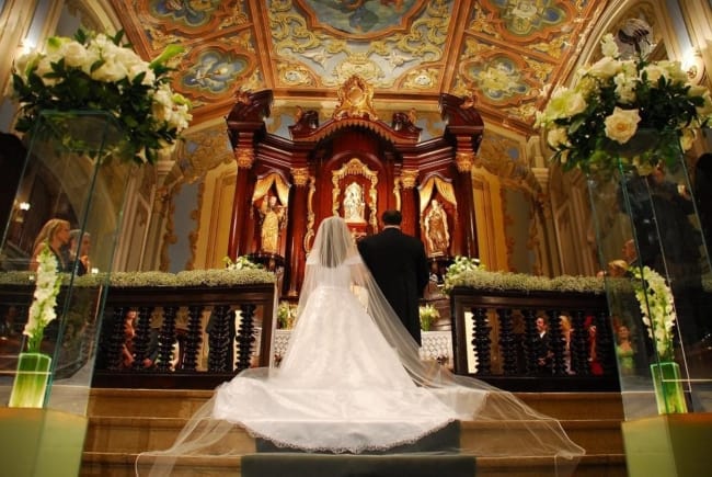 fotos lindas de casamento na igreja