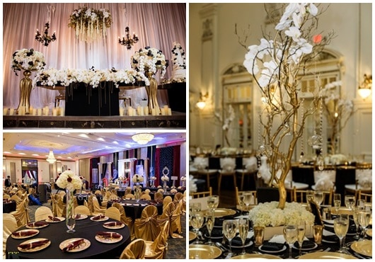 ideias para decoração preto e dourado39