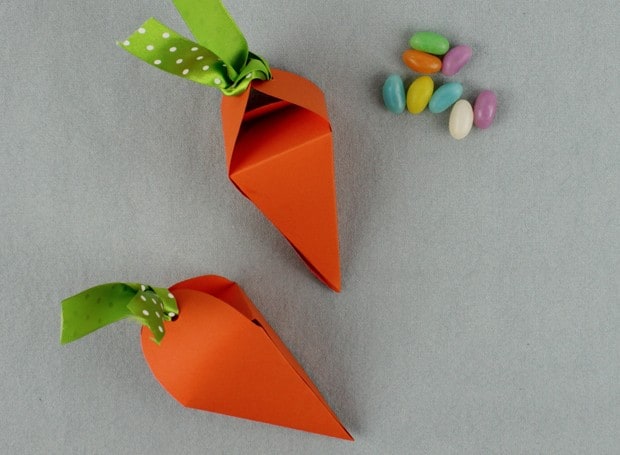 Cenoura de lembrancinha de Páscoa