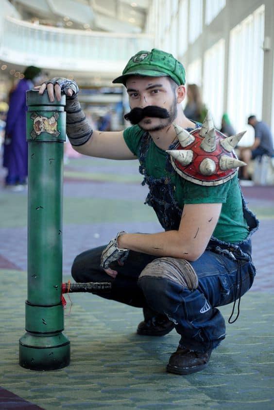 Fantasia de Carnaval masculina mario