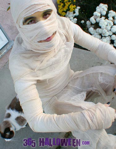 Fantasia de Carnaval masculina mumia