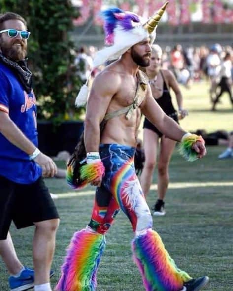 Fantasia de Carnaval masculina unicornio