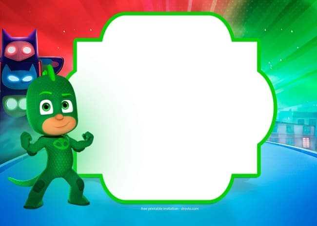Kit festa PJ Masks convite digital