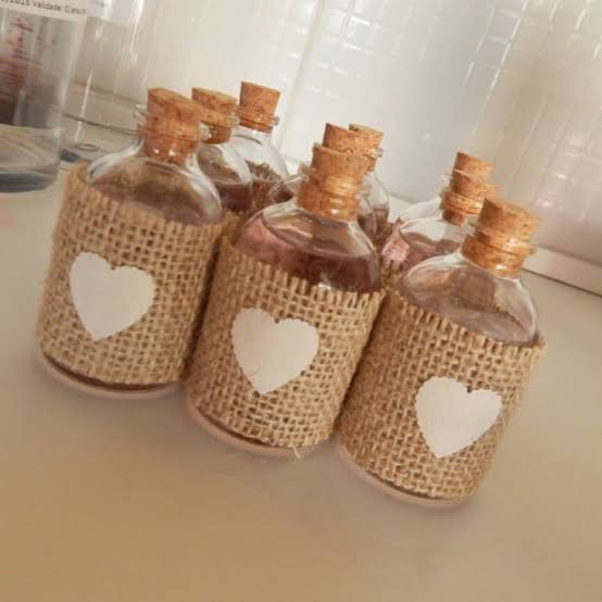 Lindas lembrancinhas de casamento country