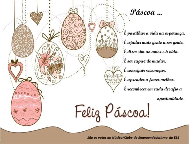 Mensagem de Páscoa empresarial