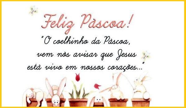 Mensagem de Páscoa infantil