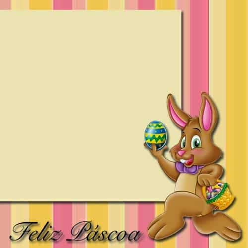 Mensagens de Páscoa para imprimir grátis template