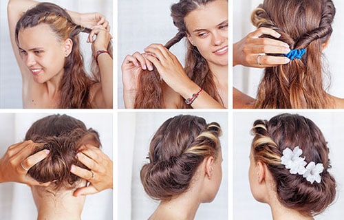 Penteados simples para casamento