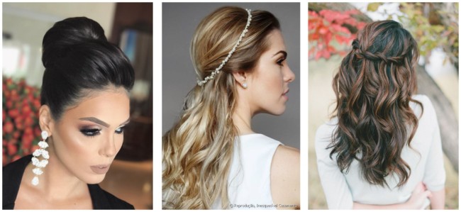 Penteados simples para casamentos 1