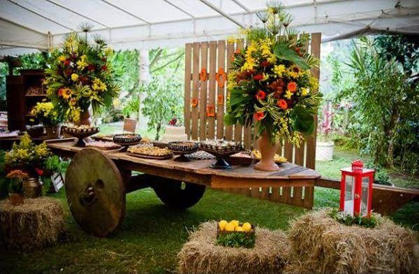 decoração de Casamento Country