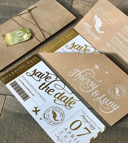 dica de convite para Casamento Country