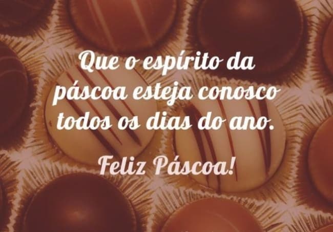 ideia simples de Mensagem de Páscoa empresarial