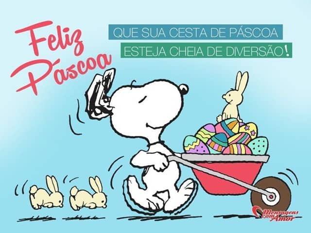 mensagem simples de pascoa infantil