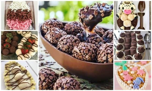 ovo de páscoa de colher