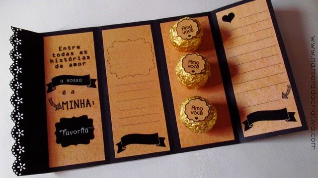 cartão de páscoa personalizado com chocolate