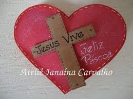 lembrancinha de EVA para páscoa religiosa