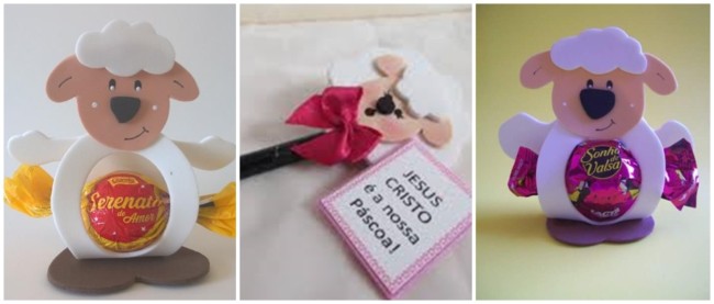 lembrancinhas de páscoa em EVA religiosas