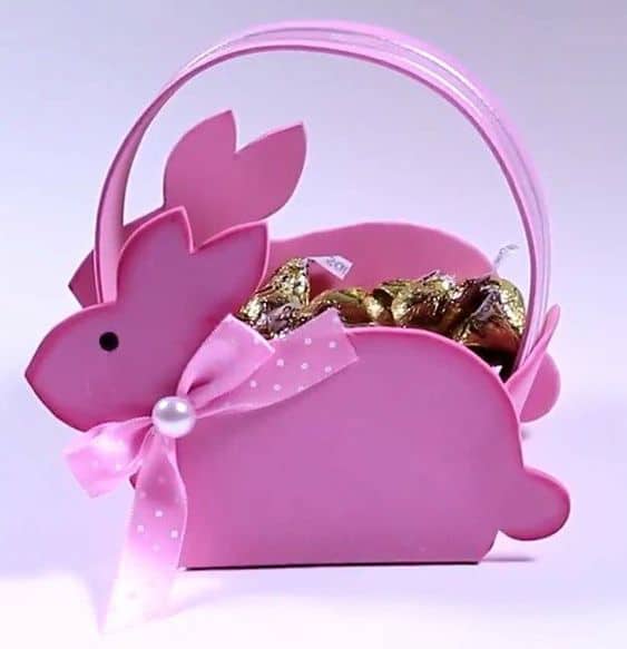 cesta de páscoa em EVA