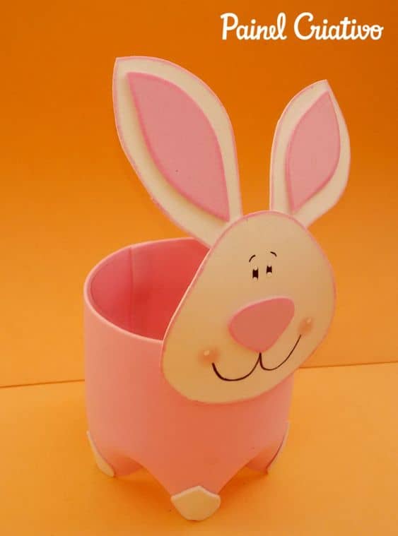 artesanato de páscoa com garrafa PET