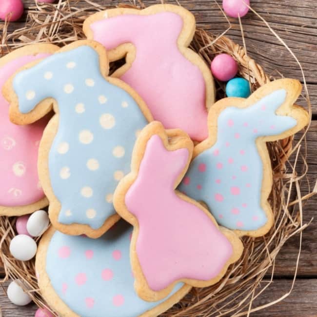 Biscoito de Páscoa caseiro