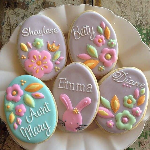 Biscoito de Páscoa com nome