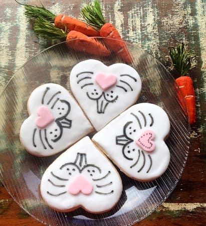 Biscoito de Páscoa de coração