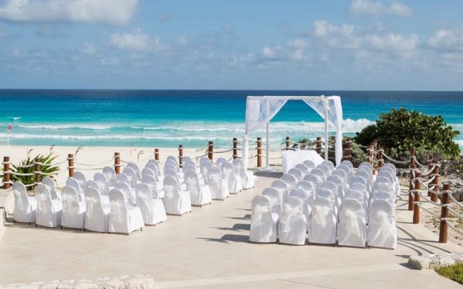 Casamento em Cancún ao ar livre
