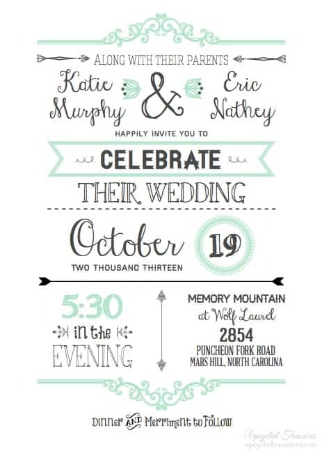 Convite de casamento online atual