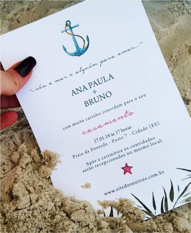 Convite digital simples