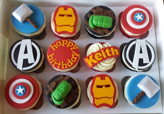 Cupcake Vingadores como fazer