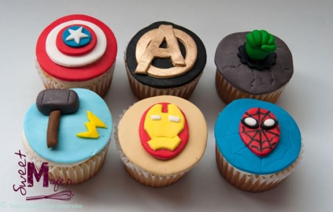 Cupcake Vingadores delicioso