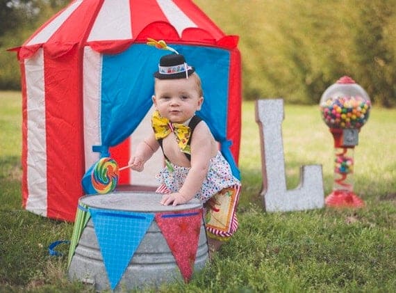 Fantasia de Carnaval para bebê de palhacinho2